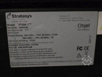 3d Printer Stratasys 3D - Drucker PolyJet J750 - Textilian