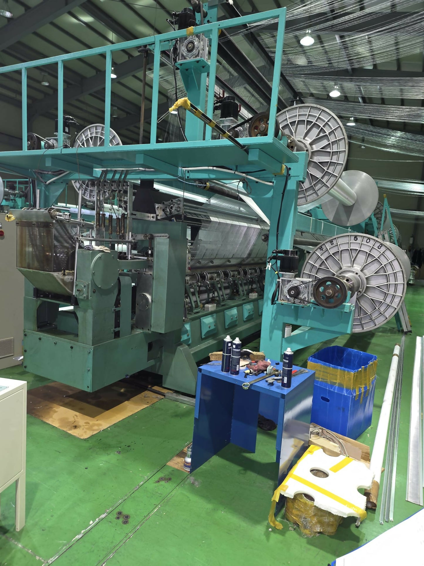 Sealing Double Raschel Machines